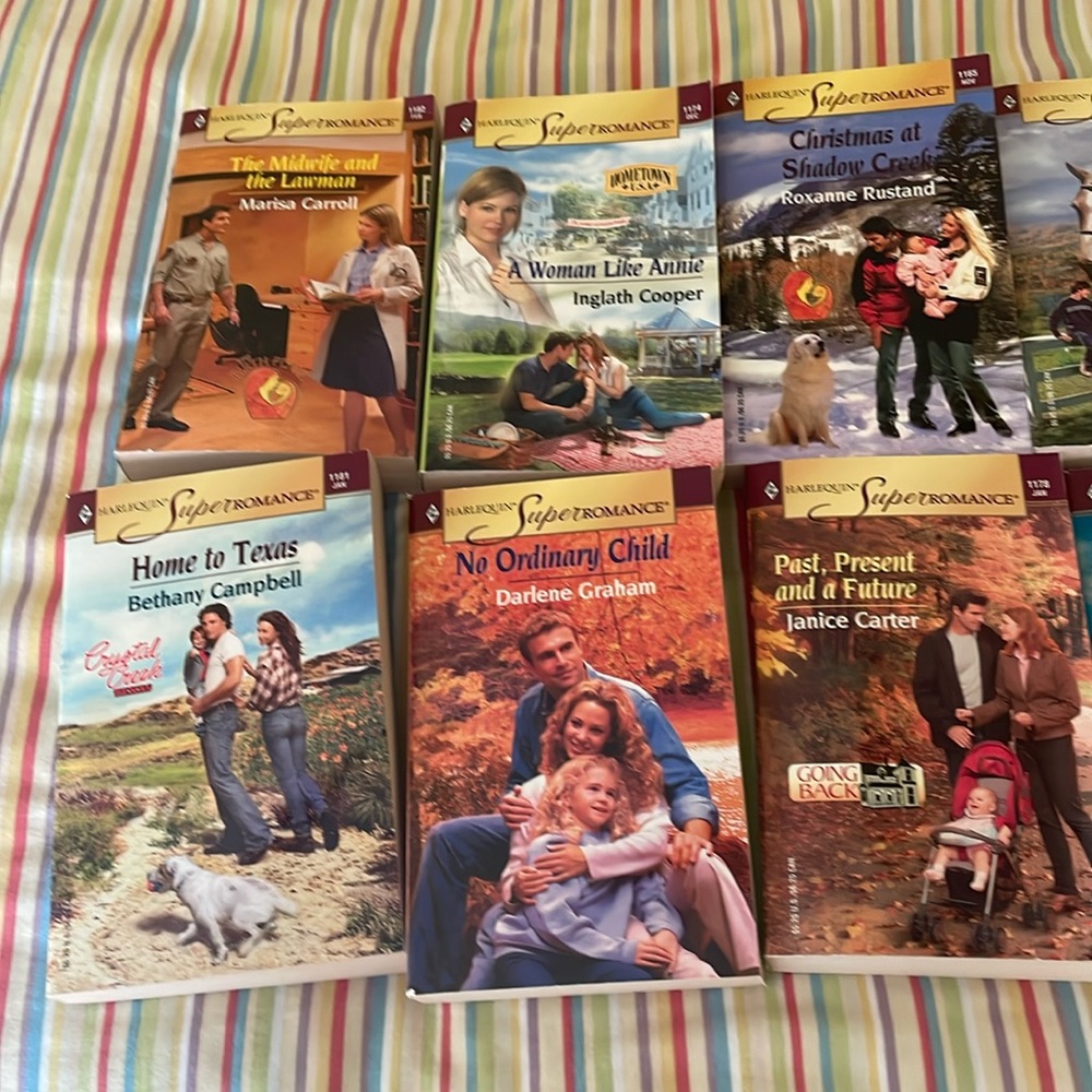 Harlequin Super Romance books (16)